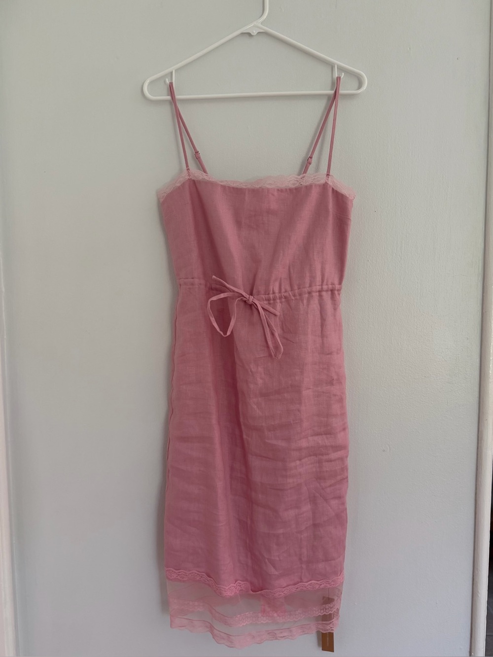 Reformation Neena Linen Dress Babygirl - Size 4